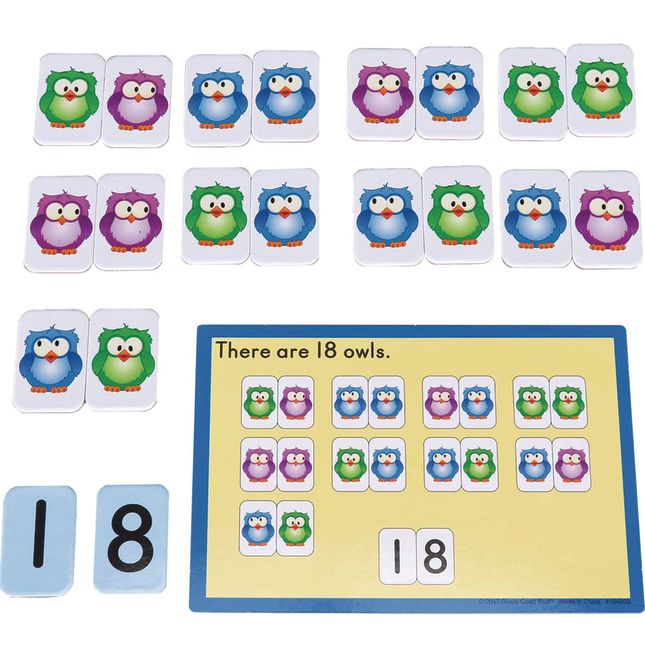 Numbers To 20 Magnets And Task Cards Kit - 160 magnets, 40 cards