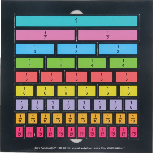 Equivalent Fraction Bars - Set of 6 Fraction Puzzles