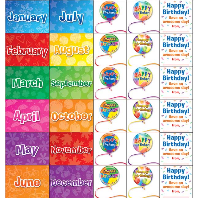 Birthday Pocket Chart