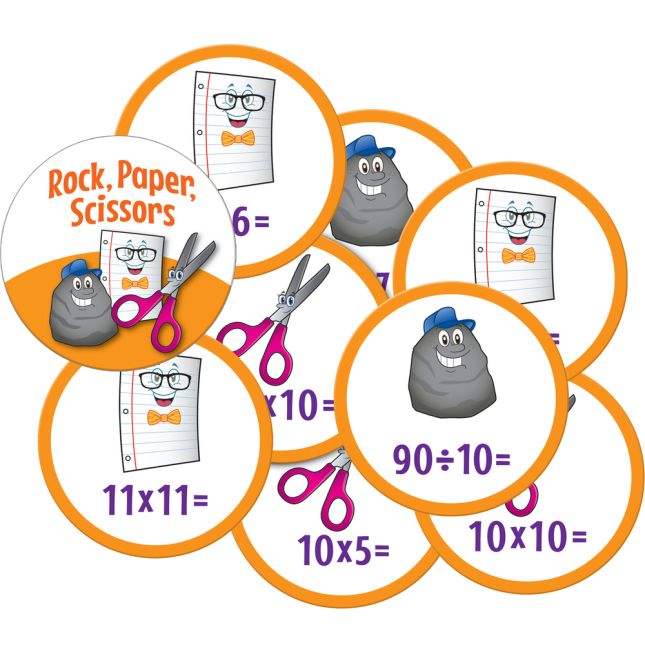 Really Good Stuff® Rock, Paper, Scissors Math Game