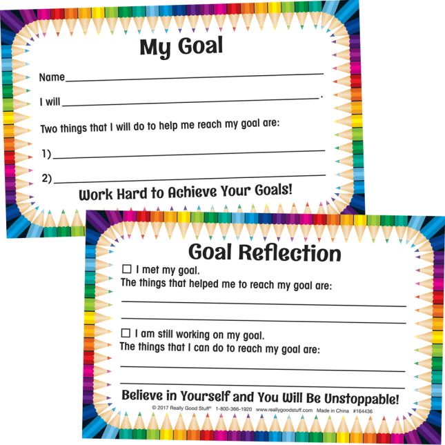 Personal Goal Tickets With Vinyl Press-On Sleeves - 500 tickets, 24 sleeves