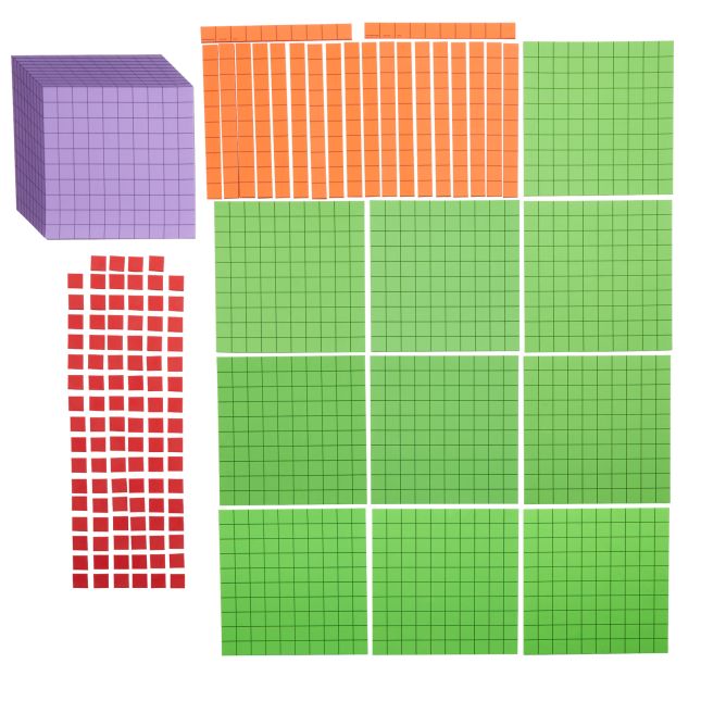 Really Good Stuff® Giant Magnetic Demonstration Base Ten Set