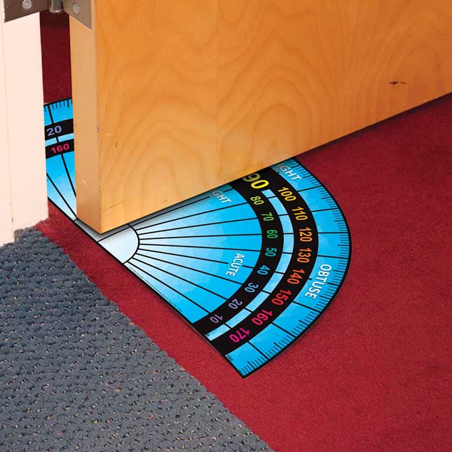 EZ Stick™ Floor Protractor - 1 floor decal