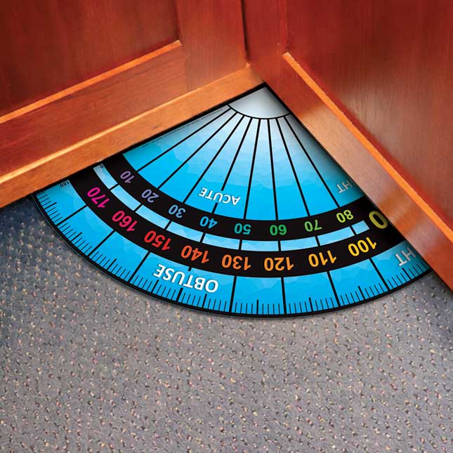 EZ Stick™ Floor Protractor - 1 floor decal