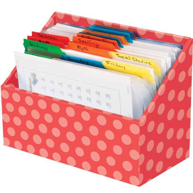 Teacher File Organizers - 4 Colors