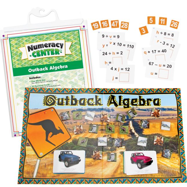 Really Good Stuff® Outback Algebra Numeracy Center with