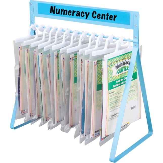 Really Good Stuff® Math Skills Numeracy Centers™ - Grades K-3 - 12 numeracy centers, 1 storage rack