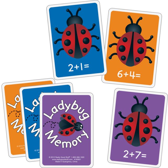 Really Good Stuff® Ladybug Sum Match Numeracy Center™ - 1 numeracy center_3