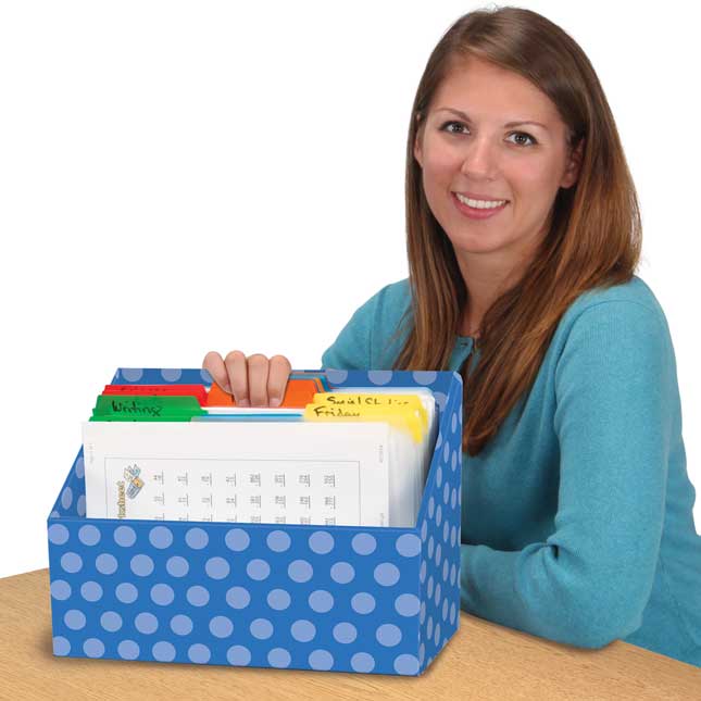 Teacher File Organizers - 6 Colors