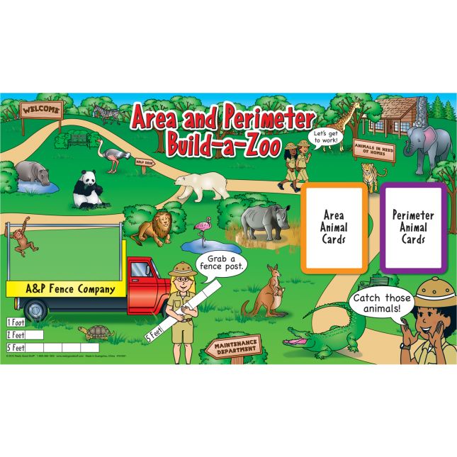 Area And Perimeter Build-A-Zoo Numeracy Center™ Grades: 3-5 - 1 numeracy center_3