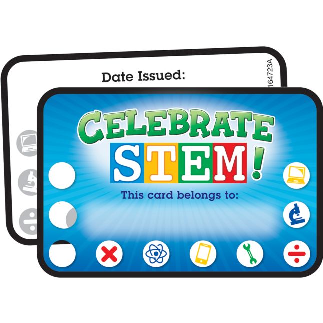 Celebrate STEM! Punch Cards - 70 cards