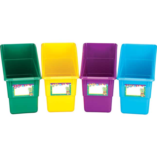 Cool-To-The-Core Durable Book And Binder Bins