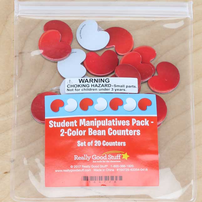 Classroom Manipulatives Kit - 2-Color Bean Counters