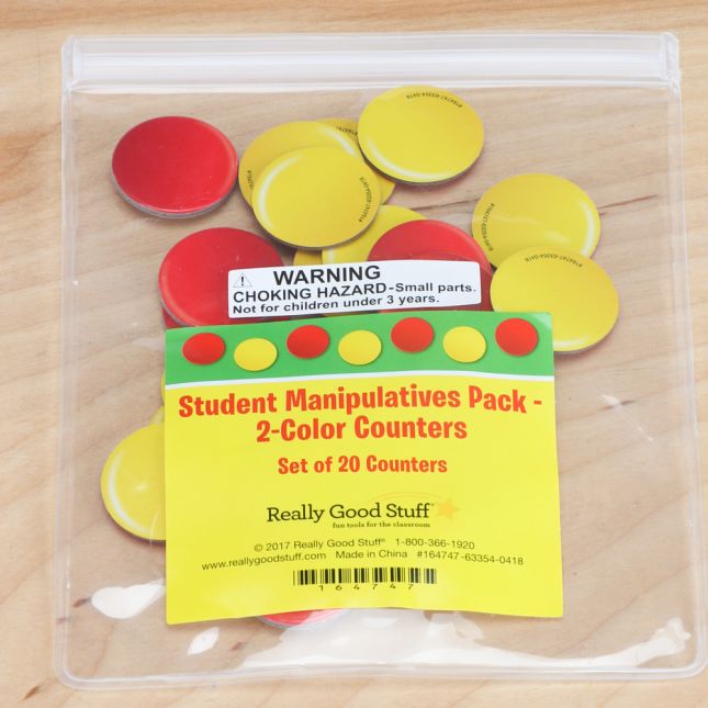 Student Manipulatives Pack - 2-Color Counters