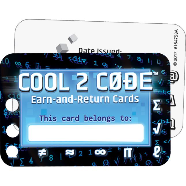 Cool 2 Code™ Punch Cards - 70 cards