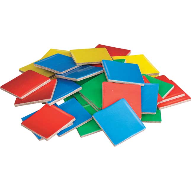 Classroom Manipulatives Kit - Square Color Tiles