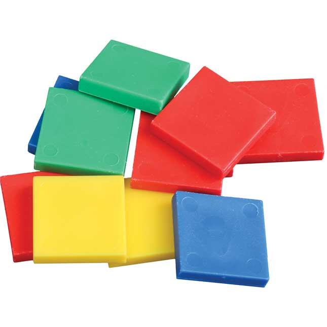 Classroom Manipulatives Kit - Square Color Tiles