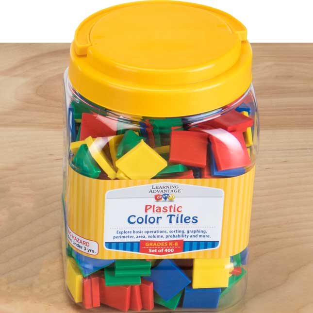 Classroom Manipulatives Kit - Square Color Tiles