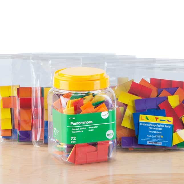 Teacher And Student Manipulatives Kit - Pentominoes