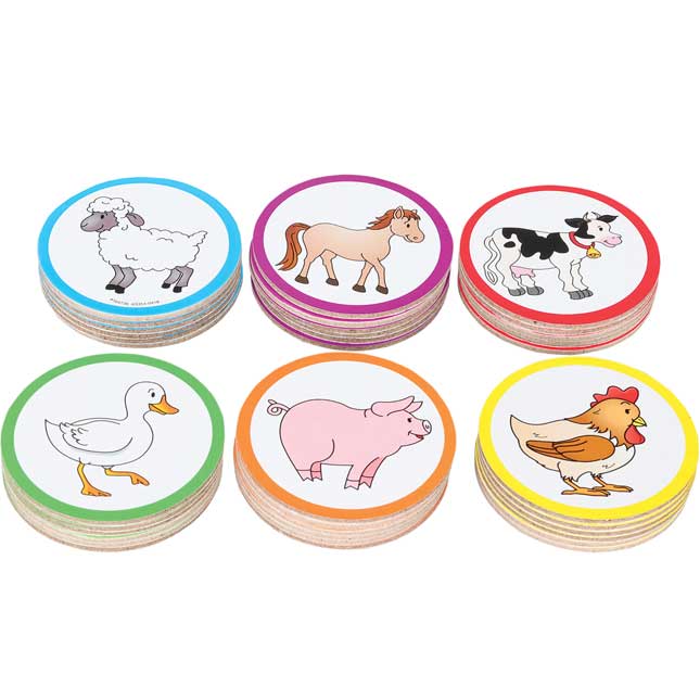 Classroom Manipulatives Kit - Farm Animal Counters