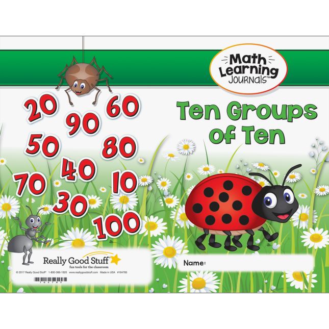 Math Learning Journals™ - Ten Groups Of Ten - 24 journals