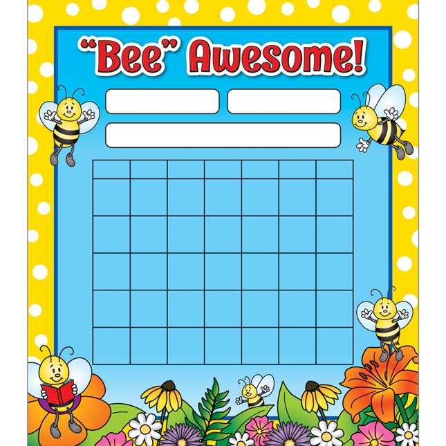 Bees Mini Incentive Charts And Stickers Kit