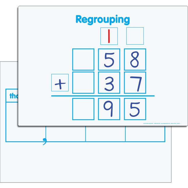 Place Value And Regrouping Magnetic Dry Erase Mats™