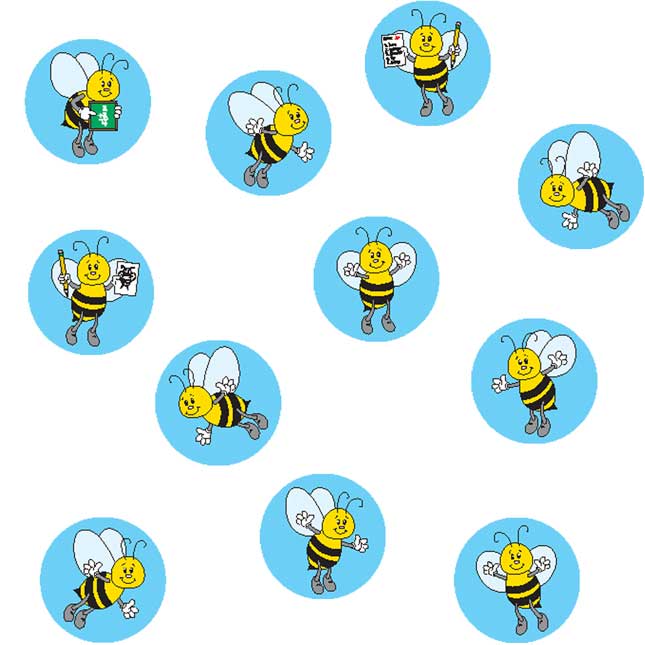 Bees Mini Stickers