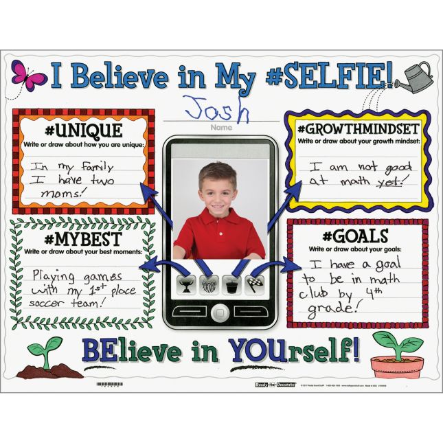 Ready-To-Decorate® Growth Mindset Proud Of My #SELFIE Posters_0