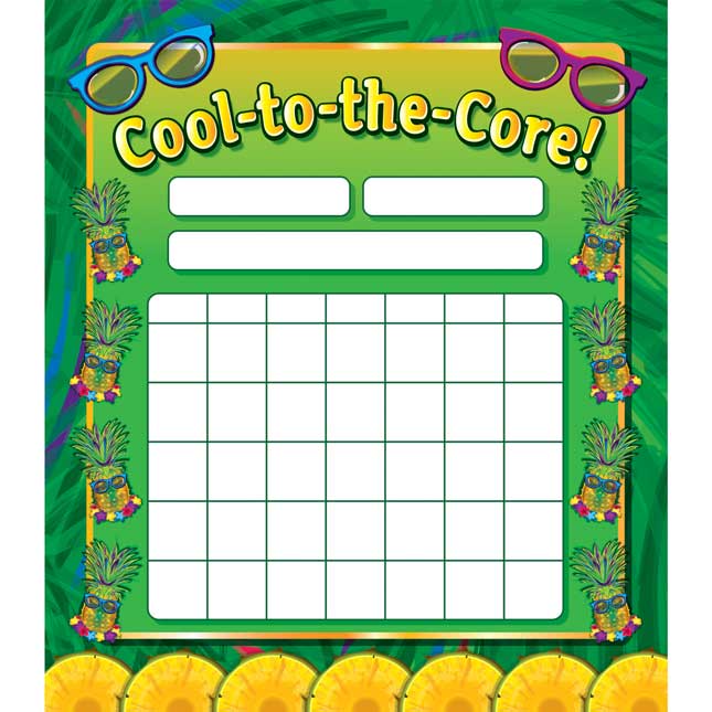 Cool-To-The-Core Mini Incentive Charts And Stickers Kit