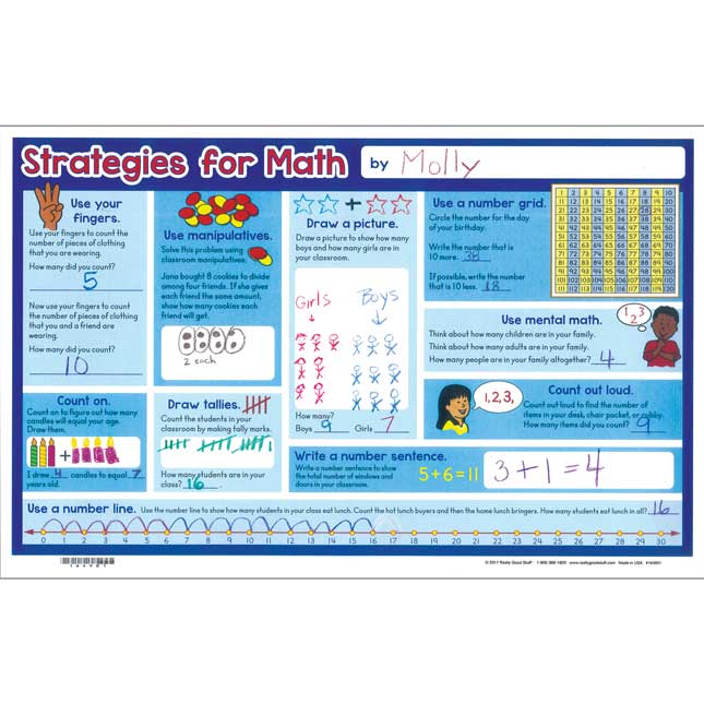 Math Strategies Activity Mats - 24 mats