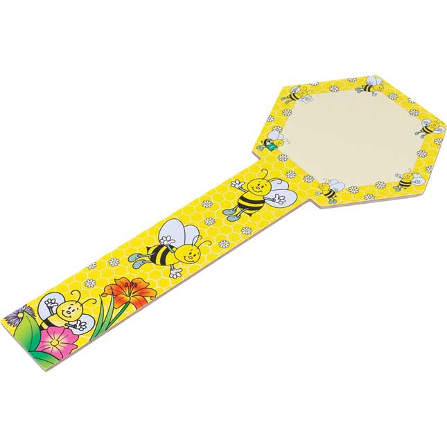 Dry Erase Paddles - Bees - 12 paddles