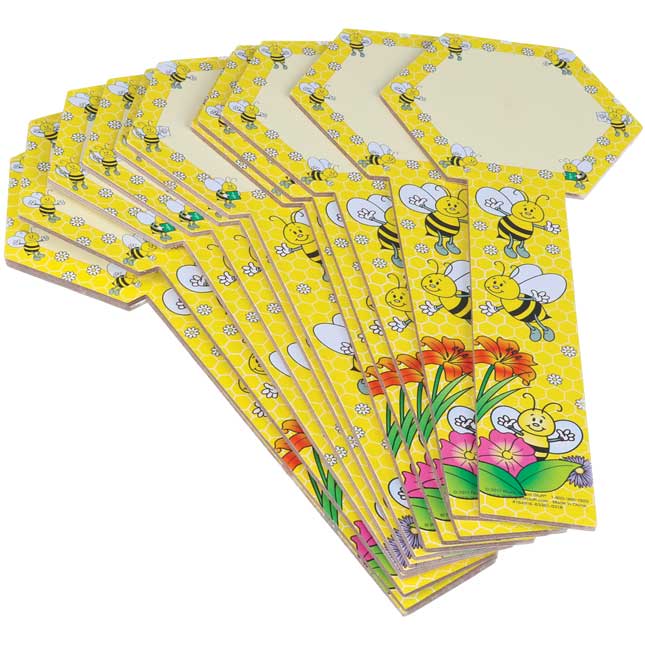 Dry Erase Paddles - Bees - 12 paddles