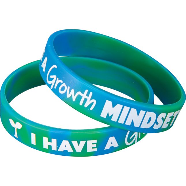 Really Good Stuff® Growth Mindset Silicone Bracelets