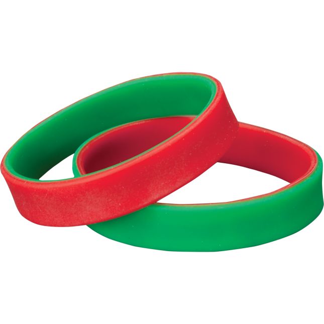 Red silicone sale bracelets