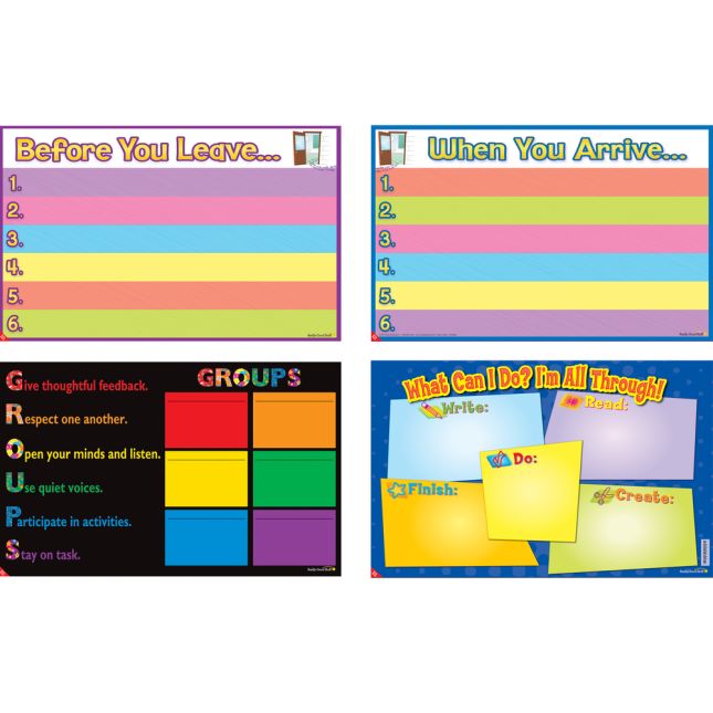 Space-Saver Primary Poster Pack - Classroom Management