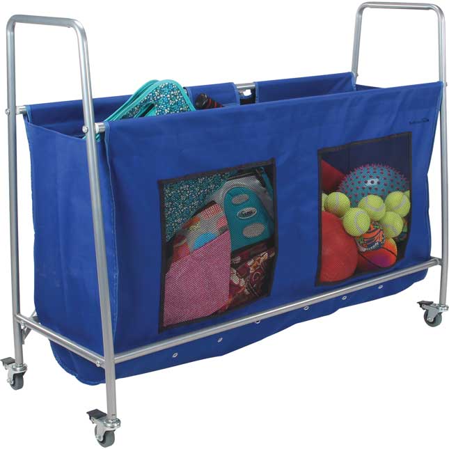 Mobile Storage Rack With Utility Bag