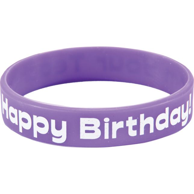 Happy Birthday From Your Teacher Silicone Bracelets - 24 bracelets