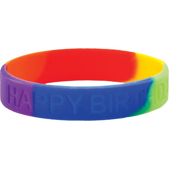 Happy Birthday! Silicone Bracelets - 24 bracelets