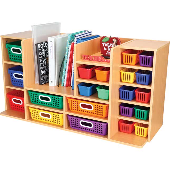 Deluxe Supplies Organizer With Baskets