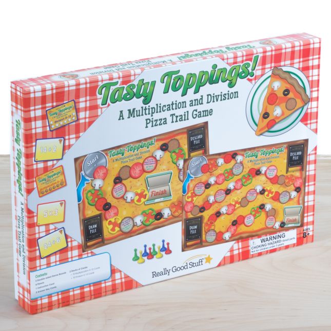 Tasty Toppings! A Multiplication And Division Pizza Trail Game - 1 game_0