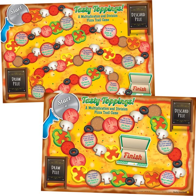 Tasty Toppings! A Multiplication And Division Pizza Trail Game - 1 game_3