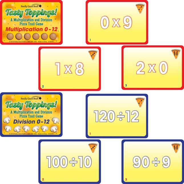 Tasty Toppings! A Multiplication And Division Pizza Trail Game - 1 game_4