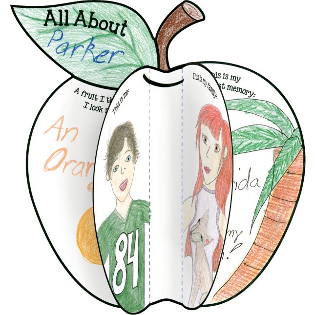 Ready-To-Decorate™ All About Me 3-D Apples - 24 diecut apples