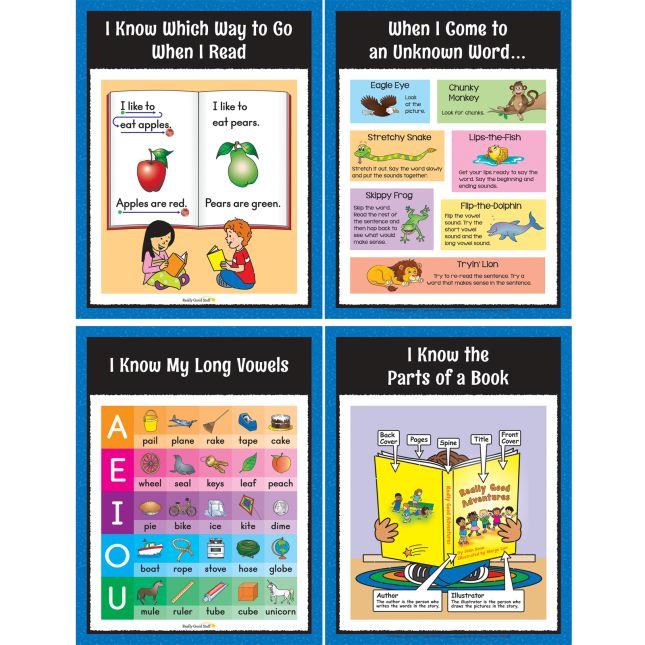 Reading Center Work Office Cards - Grade K - 30 cards