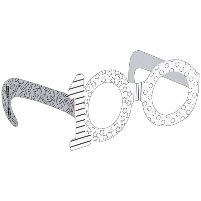 Ready-to-Decorate™ 100th Day Glasses