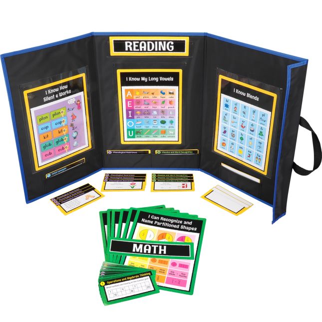 Math And Reading Center Work Office Kit - Grade 1 - 1 station, 60 cards