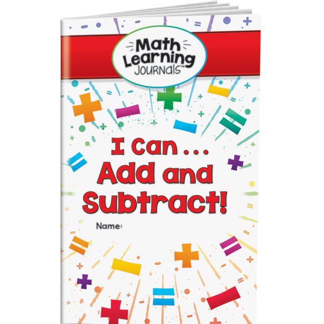 Math Learning Journals™ - I Can Add And Subtract! - 24 journals