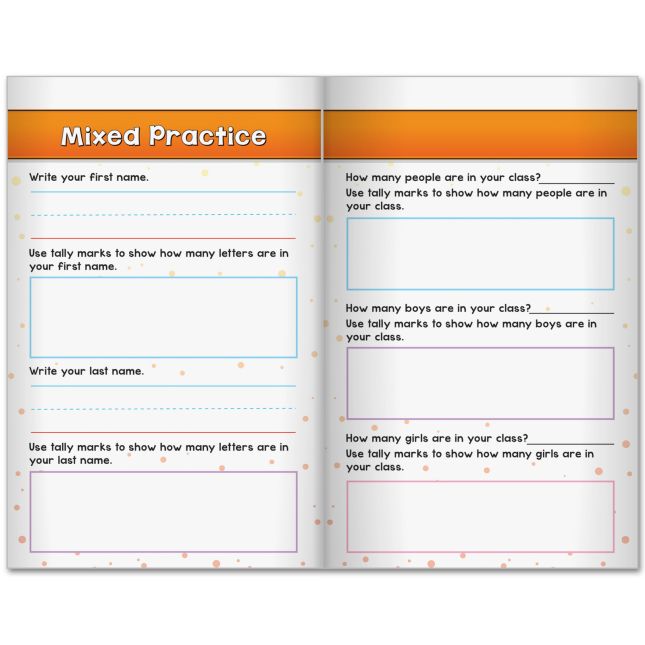 Math Learning Journals™ - I Can Use Tally Marks! - 24 journals