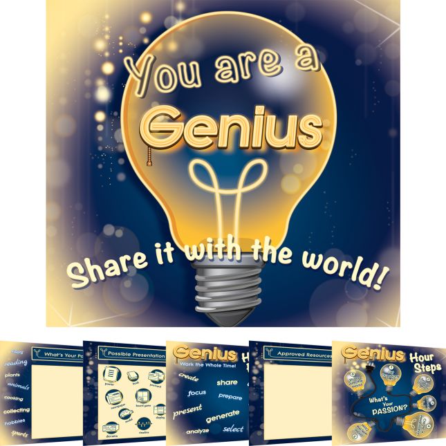 Genius Hour Mini-Posters - 6 posters